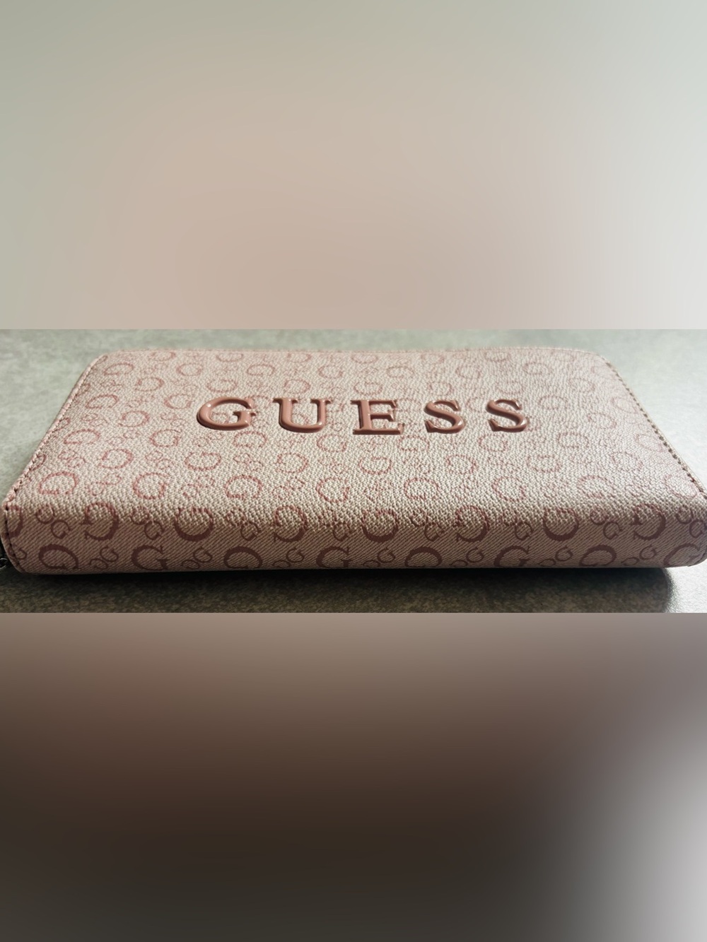 Guess Factory Bowie Debossed Logo Zip-Around Wallet - Picture 9 of 11